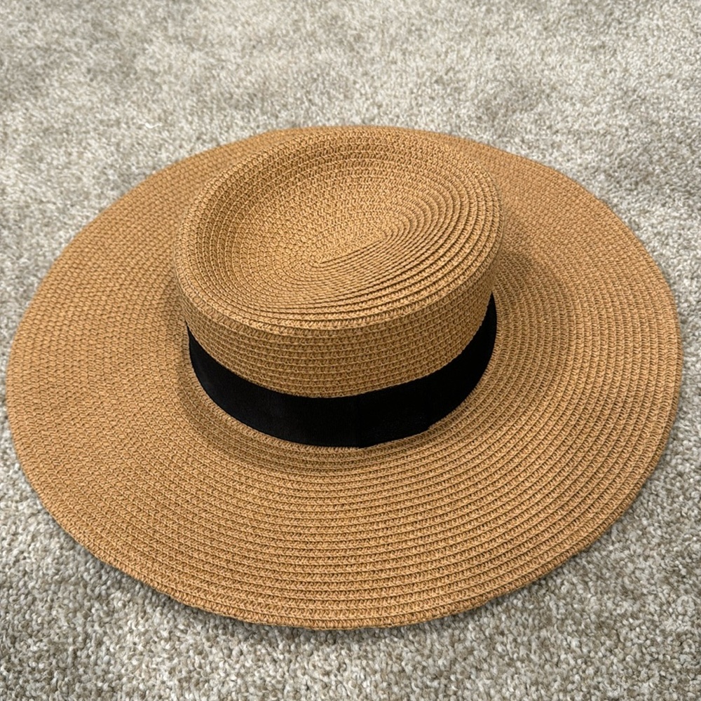 Woven sun hat